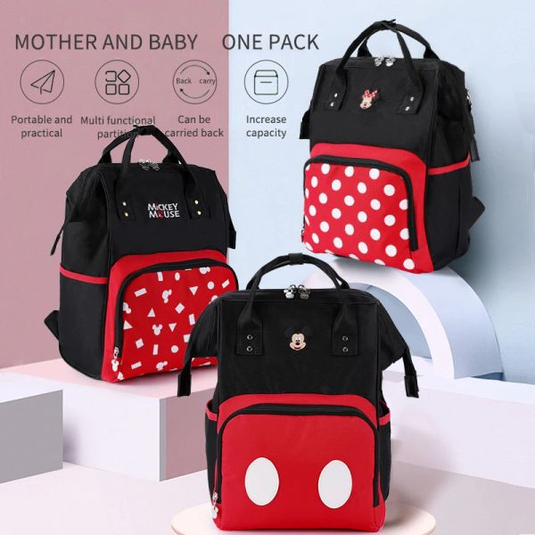 Bolsas de fraldas de fraldas de bebê carrinho de bebê de grande capacidade para carrinho de bebê Organizador de bolsas de viagem para bebê conjunto de bolsas de fraldas leves Backpack