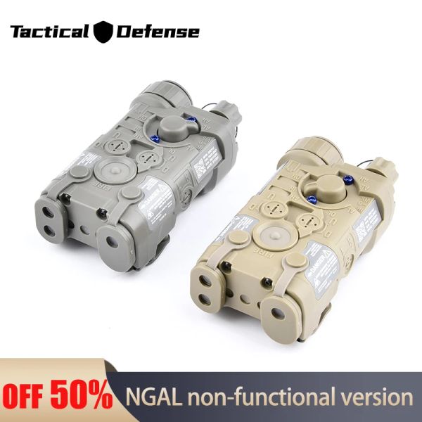 Scopes Airsoft Tactical NGAL Laser Dummy 16340 CR123A Batteriekoffer Keine Funktion Fit Jagd 20 -mm -Schiene NGAL Batterie Box Airsoft Weapon de