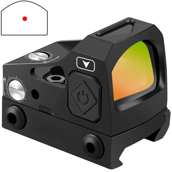 Scopes Mini RMR Red Dot Reflex Прицел Прицел 2MOA Охотниковые винтовки для винтовки для оружия для 20 -миллиметрового железнодорожного крепления для Glock G17 G19 Taurus G3 G3C