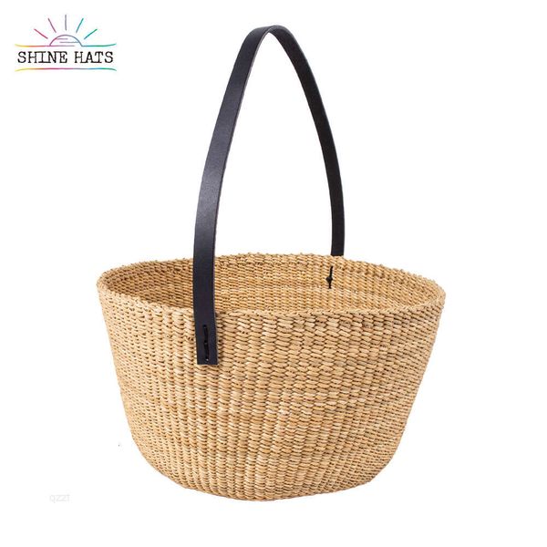 Shinehats oem kadın saman çanta bayanlar toptan kadın moda keseleri de plage femme şık bolso plaj çantaları el