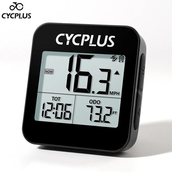 Cycplus GPS Bike Computer Wireless Stop Owatch IPX6 Accessori per biciclette ciclabili Waterproof Cycicle Speedometro240410
