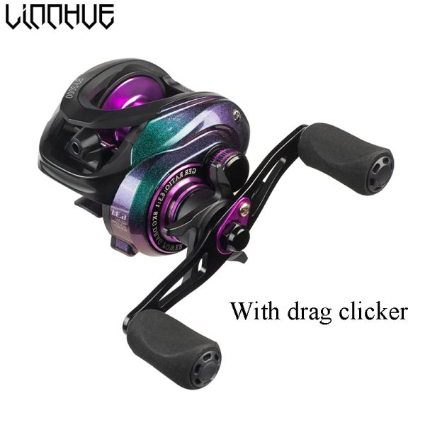 Accessoires Linnhue New Baitcasting Reel BJ2000 5+1BB Max MAX DRUCK 8 kg Fischereirolle für Salzwasserrollen Gusskarkenfischen