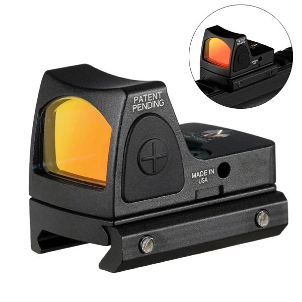 Scopes Mini RMR Red Dot Sight Scope Scope Collimator Glock Reflex Прицелы подходят для 20 -миллиметровой роли