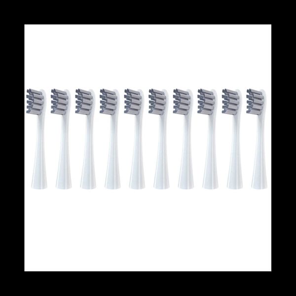 Kafalar 10 PCS Yedek Fırça Oclean Flow/ X/ X Pro/ F1/ One/ Air 2 Elektrikli Diş Fırçası DuPont Yumuşak Kıl Nozullar, E için