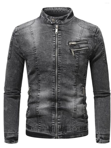 Herren Hoodies 2024 Herbst Langhärme gewaschener Denim Top Fashion Slim Fit Jacket Mantel Männerjacken Jacken