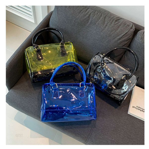 Желевые кошельки летние весенние дизайнерские сумочки знаменитые бренд прозрачный ПВХ
