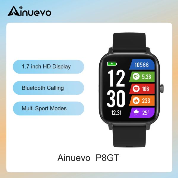 Uhren Ainuevo P8GT Bluetooth Call Smart Watch 1,7 