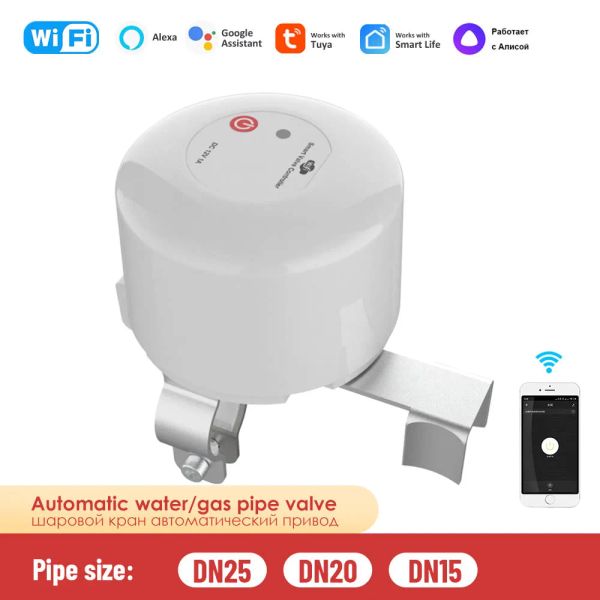 Контроль Tuya Smart Wi -Fi Vae Gas Water Faucet Tipe Автоматический контроллер VAE Работайте с Alexa Google Assistant Yandex Alice Smart Life