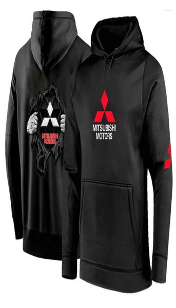 Giacche Men039s 2022 inverno Mitsubishi Motors Fashion Spesse Felpa in pile Mens Hip Hop con cappuccio a maniche lunghe Maschio Autunno SOLI7889677