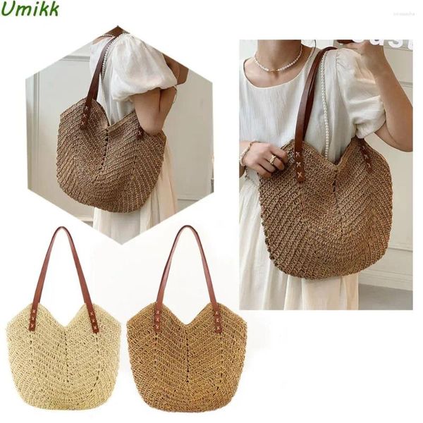 Bolsas de ombro Mulheres vintage Mulheres de primeira mão de cor sólida ladrinhas de verão praia de travessia bolsas de viagem