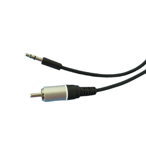 2024 Nuovo cavo audio da 3,5 mm a RCA Cavo audio da 1 metro da 3,5 cavo maschio da maschio a RCA per altoparlante TV Adattatore di connessione amplificatore DVD