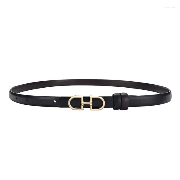 Belts Cinturão feminina PU PU letra metal fivela moda Diário diariamente jeans Decoração estilo