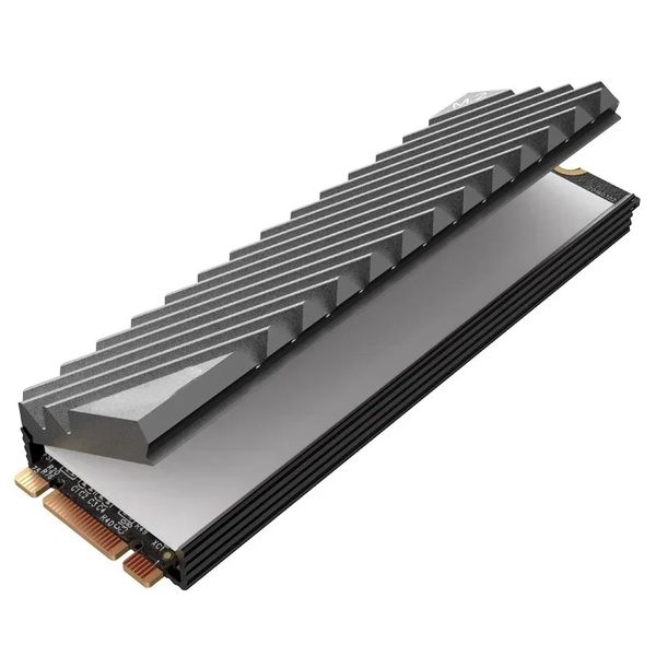 2024 M.2 2280 SSD NVME Dissipatore di calore M2 2280 Disk Disk a stato rigido Solido Dissipamento da calore in alluminio con guarnizione termica PC Desktop Terma