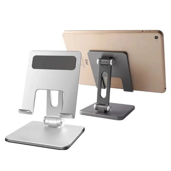 Tablet Stand Desktop Stand Ajustável Ponto dobrável Berço Dock para iPad Pro 12.9 11 10.2 Air Mini 2020 Samsung Xiaomi Huawei