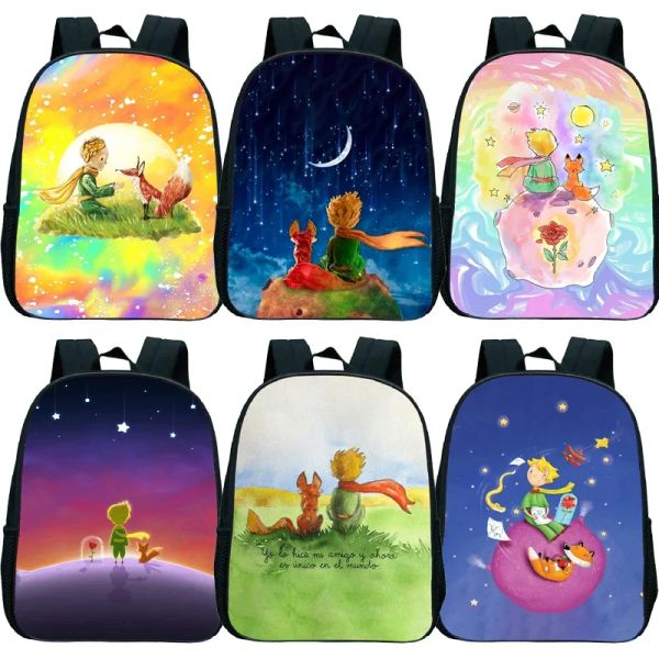 Bags a mochila Little Prince para crianças meninas meninas Mini jardim de infância Knapsack Macks Crianças Cartoon Anime Bookbags Gift Rucksack