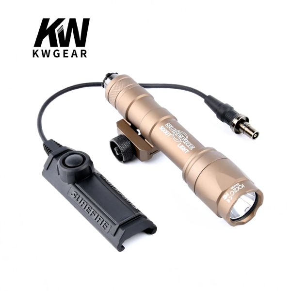 Scopes Wadsn Airsoft Surefir M600 M600C Scout Taschenlampe 540LUMENS LED TATICAL HUNTING WAST WAPON LACK MIT DOUAL -STACK SWTICH SWTICH