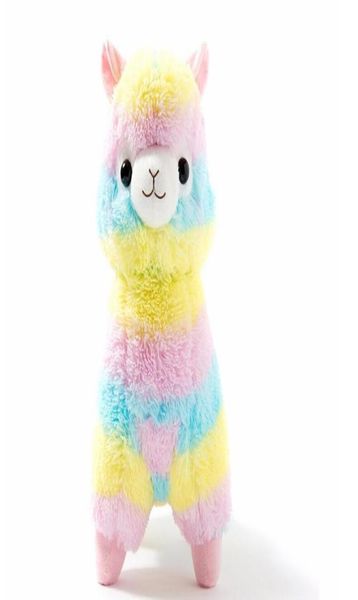 20cm fofo arco -íris alpacasso kawaii alpaca llama arpakasso macio de pelúcia boneca de brinquedo bichos de menino menino menina presente de aniversário 9637079