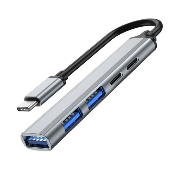 Hubs 5port Typ C Hub USB 3.0 2.0 PD Splitter Computer Notebook -Zubehör für MacBook Handy Extender Gadget Adapter