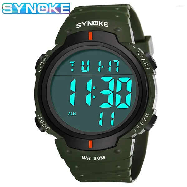 Bilek saatleri açık hava sporu izle 30m su geçirmez dijital erkekler moda LED LED LIGHT COLTWATCH ALLAR ERKEK Saati Reloj hombre