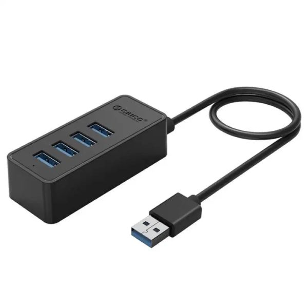 Hubs orico 4 porte USB 3.0 Desktop Hub Mini Dimensione con porta di potenza Micro USB da 5 V supporta la funzione OTG W5PU3