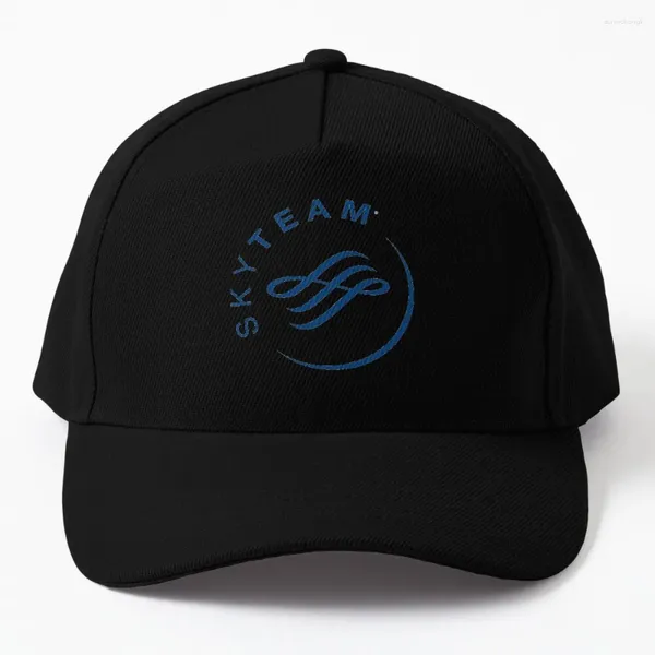 Ballkappen Skyteam Logo Baseball Cap Big Size Hut Gentleman Designer schwer für Frauen 2024 Männer