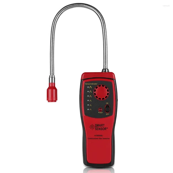 Sensore di perdita di gas Portable perdite combustibile Tester Sonno Alarmante Rilevatore infiammabile con sonda flessibile Utilizzo della cucina flessibile