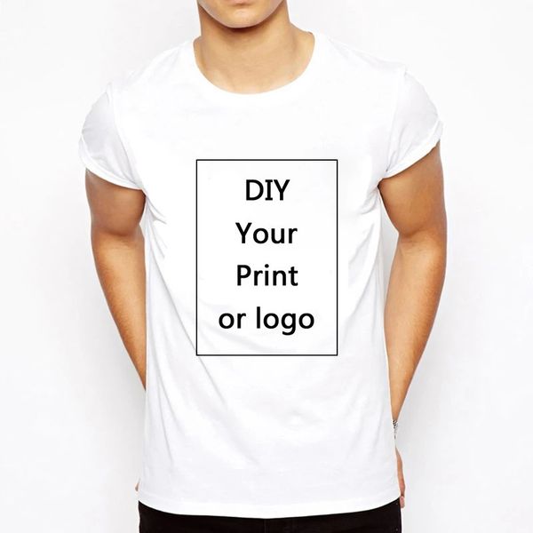 Anpassung diy Sie lieben lässige Mann T-Shirt White T-Shirts Hipster T-Shirts Harajuku Tee Männer Tops Kleidung Kurzarm 240420