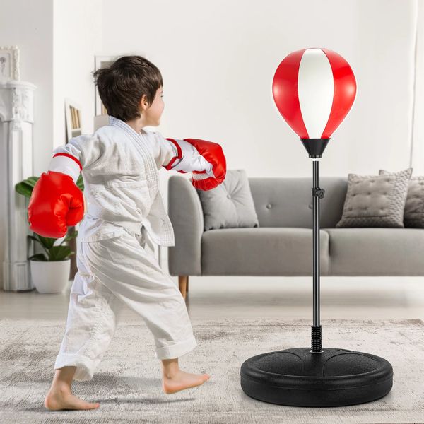 BAMBINI ALL'ALLEZIONE BELLA BELLA BAMBINI PUNCHING BACCO BALL SCELE SPEEDE GUASTI SPORT MUSCULAZIONE ALTENZIONE DELLA GAMMA CASA DELLA CASA TOYS 240418