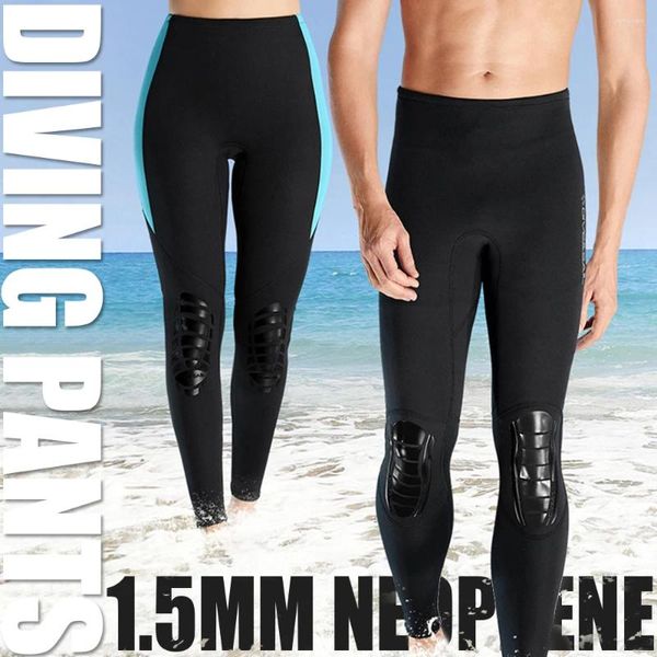 Costumi da bagno femminile da 1,5 mm da uomo pantaloni da donna neoprene addensati da donna calda snorkeling vela inverno nuotare pantaloni da surf