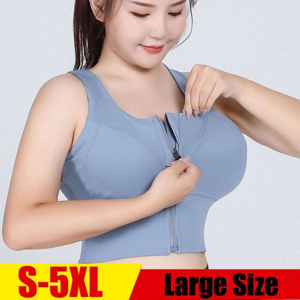 Cloud Hide Women Sport BH für große Brust hohe Impact S-5xl Unterwäsche Lady Fiess Yoga Tanktop Plus Size Weste Running Shirt