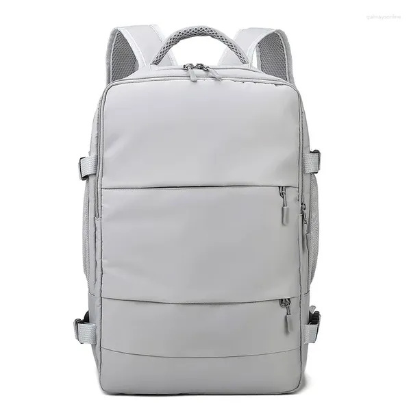 Schulbeutel Mode Frauen Reisen Rucksack Wasserschutz Anti-Diebstahl Stylish Casual Daypack-Tasche mit Gepäck USB-Ladehafen