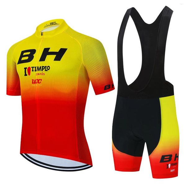 Racing Conjunta 2024 BH Team Summer Cycling Clothing Men's Short Slaves Jersey Bike Bike Mountain Ropa Ciclismo