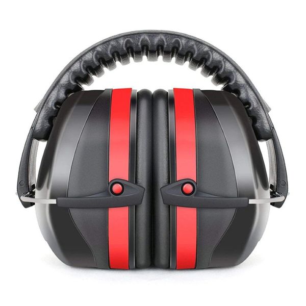 Accessoires NRR 34 dB über Kopf Ohrschöpfchen Verteidiger Ohrschützer Hören Sie Schutz Headset Falten -Lärm -Abbrechen Reduktion Sportjagd Schießkopfhörer