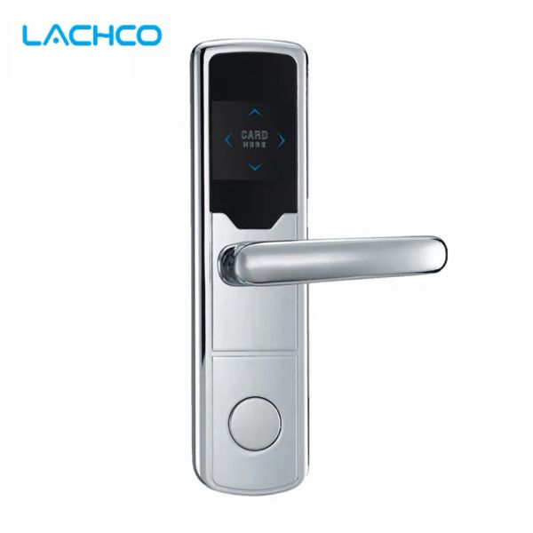 Kontrolle Lachco Electronic Card Door Lock Smart Digital RFID Kartenschloss für Home Hotel Office Room Freestyle Griff L16043bs