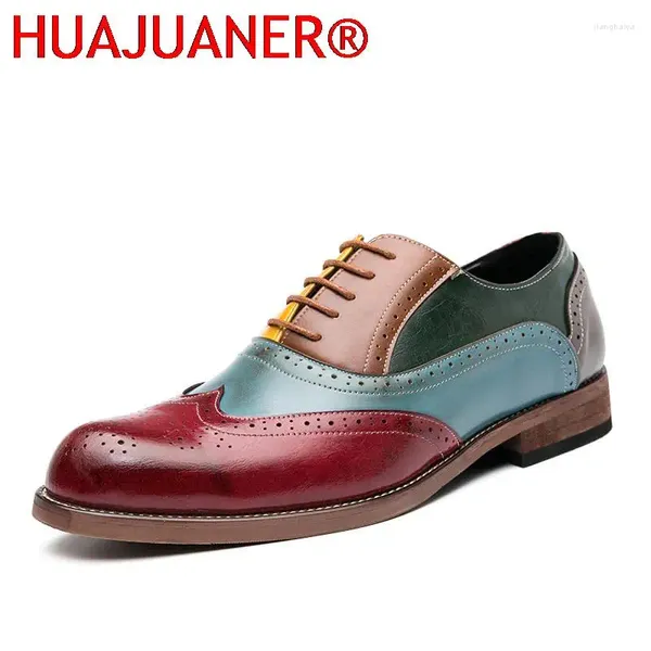 Scarpe casual maschile abito classico in pelle di lusso business ufficito brogue scarpa moda formale maschio adulto