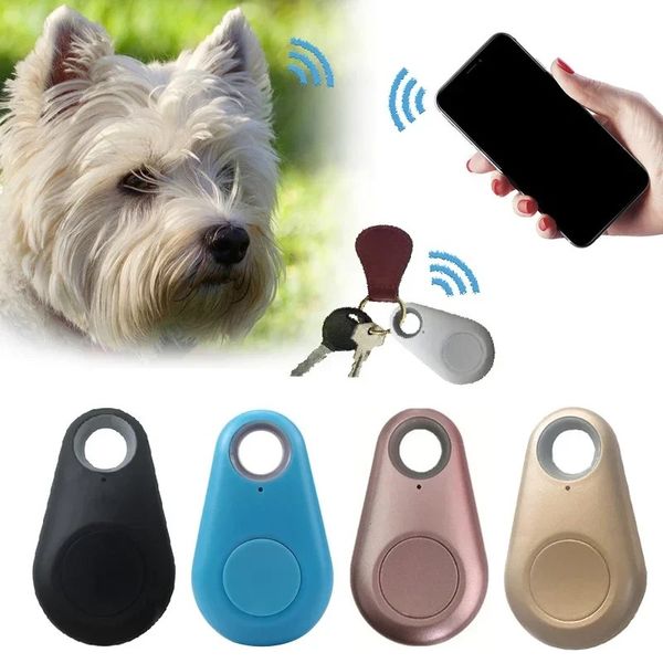Pets Smart Mini GPS Tracker Anti-Perd Bluetooth Tracer para Pet Dog Cat Keys Saco de carteira Rastreador Kids Finder Equipment