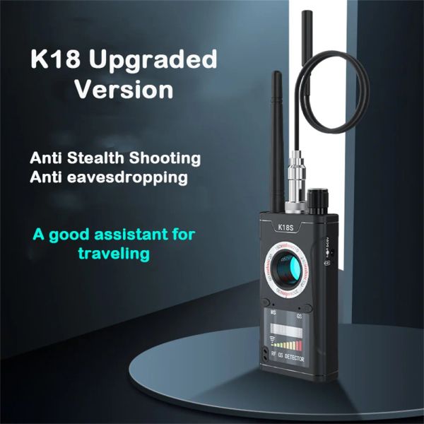 Detektor K18S Multifunktion Reverse Camera Detektor GSM Audiofehler Finder GPS -Signal RF -Tracker -Scanner -Upgrade