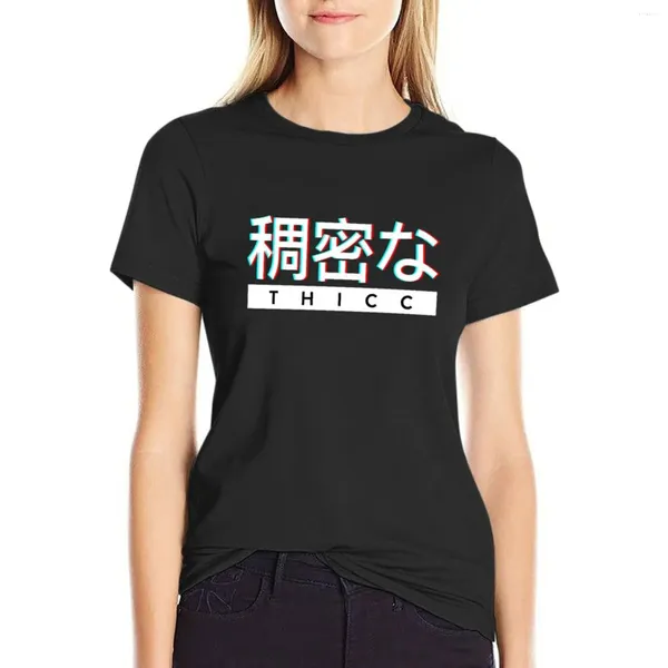 Frauen polos ästhetische japanische Thicc Logo T-Shirt T-Shirts für Frauen Grafikoberteile einfach