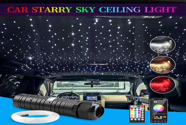 6W Auto Sternenhimmel LED LED Auto Innendekoration Accessoires Lampe Auto Dachstern Leuchten Deckenfaserfaserlicht 9137787