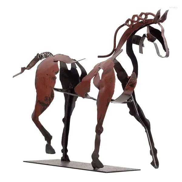 Dekorative Figuren Happy Horse Statue handgefertigt modern