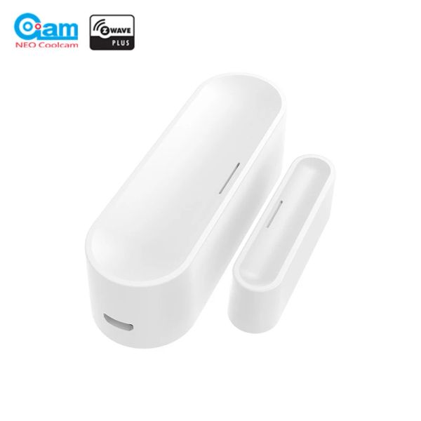 Controllo Coolcam Zwave Smart Door Sensor Battery Sensore della porta magnetica dell'alimentazione USB con umidità di temperatura Modulo anti -smontaggio