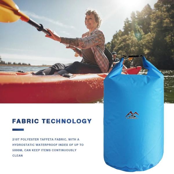 Sacos de armazenamento Bolsa flutuante de água Bucket de nadar leve inflável com ganchos portátil instalação fácil para acampamento ao ar livre