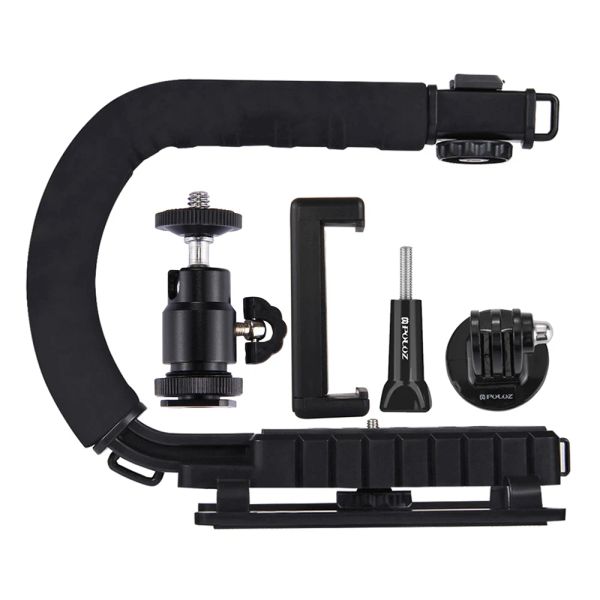 Bandetteri Ushaped portatile portatile Porta fotografica Porta video manico DV FARATTURA CSHAPED CHI KIT STABILIZZATORE STEADICAM per SLR DV