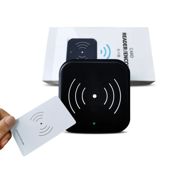 Codificador de cartão de controle para suporte eletrônico do sistema de trava de porta RFID 13,56 MHz cartão inteligente para TTLOCK Hotel System Bluetooth Smart Door Lock