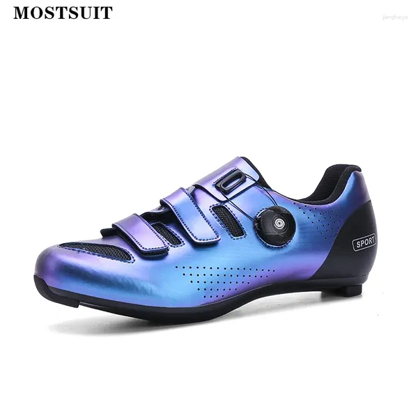 Scarpe ciclistiche professionisti mtb uomini spd bite bici da strada sapatilha ciclismo donne sneaker per biciclette per montagna piatta