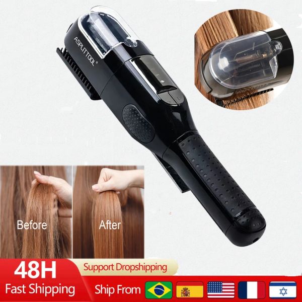 Clippers Women Women Split Hair Trimmer Cordless Cucidle Motch Remover Danneed and Brittle Professional Automatic Carne