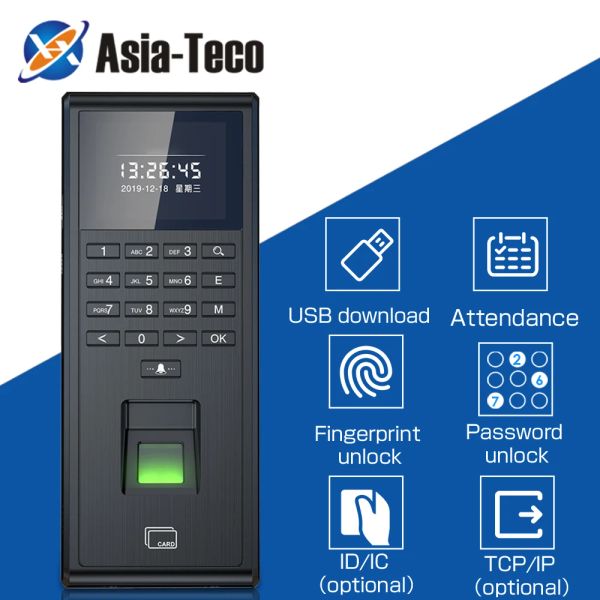 Управление TCP/IP Finger -Отпечатка RFID 125 кГц посещение времени интеллектуальной системы управления доступа к двери.