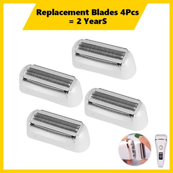 Shavers 4/1pcs Rasierer Köpfe Rasierer Set Frauen Haarentferner Rasierklingen Set Ladies Rasierer Ersatzkopfwerkzeuge