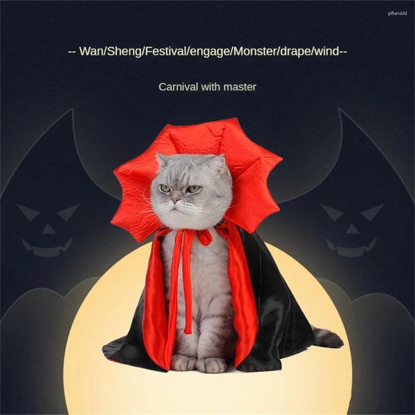 Katzenkostüme Haustier Cape Hut Schönes Vampir süßes Kleid für Halloween Hundekleidung Kleidung Rollenspiel