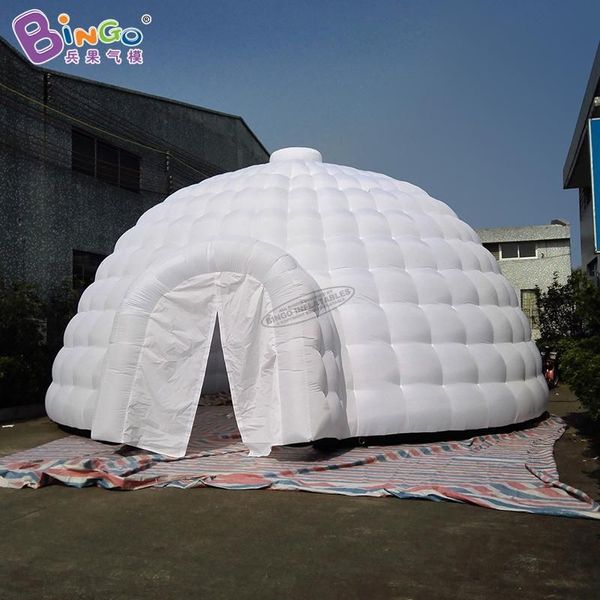 10x10x4.5mh (33x33x15ft) espresso gratuito espresso gigante gonfiabile igloo cupola tenda aria a baldacchino da campeggio a baldacchino da campeggio per la decorazione eventi giocattoli